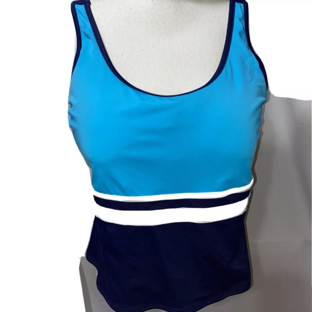 LL BEAN Womens TANKINI SWIMSUIT TOP  Size 18W